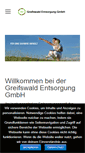 Mobile Screenshot of entsorgung-greifswald.de